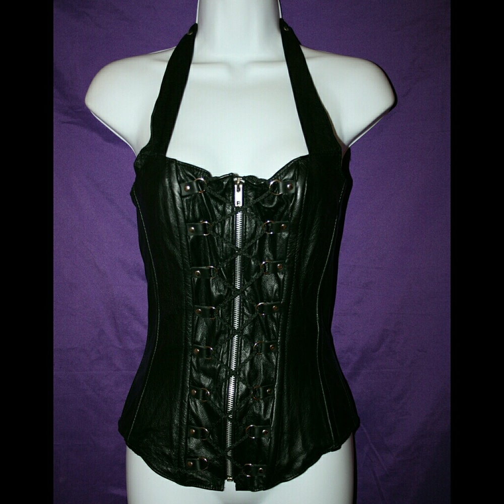 Allure Black Corset Size M